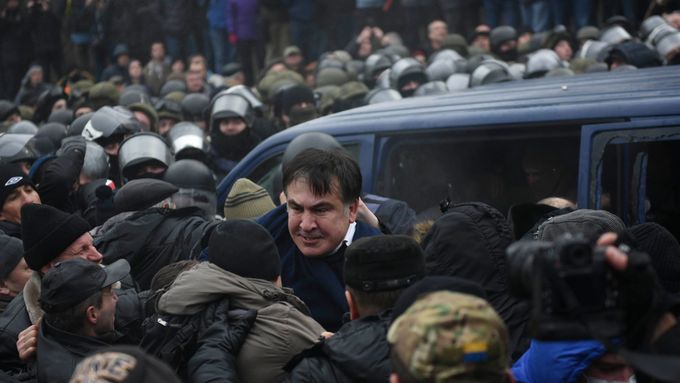 Zatčení Michaila Saakašviliho.