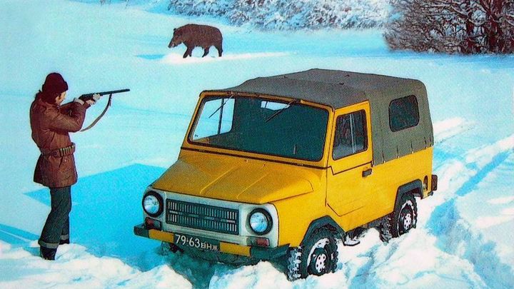 Ukrajinský průkopník pohonu předních kol. LuAZ 969 je SUV z doby, kdy je nikdo neznal; Zdroj foto: Avtoexport