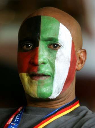 Německo - Itálie: fanoušci