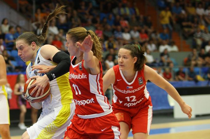 ME v basketbalu: Česko - Ukrajina: Kateřina Elhotová