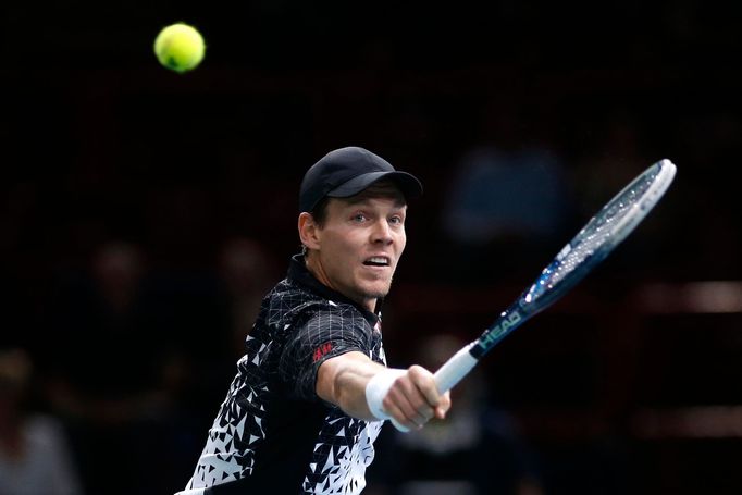 Tomáš Berdych na turnaji série masters v Paříži