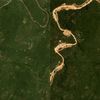 Satelitní snímky čínských zlatých dolů