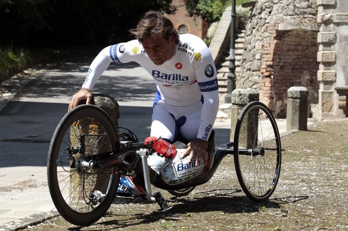 Bývalý pilot F1 Alex Zanardi se připravuje na paralympiádu v Londýně