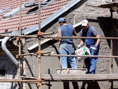 Ukrainian construction workers are a common target of mafia blackmail.