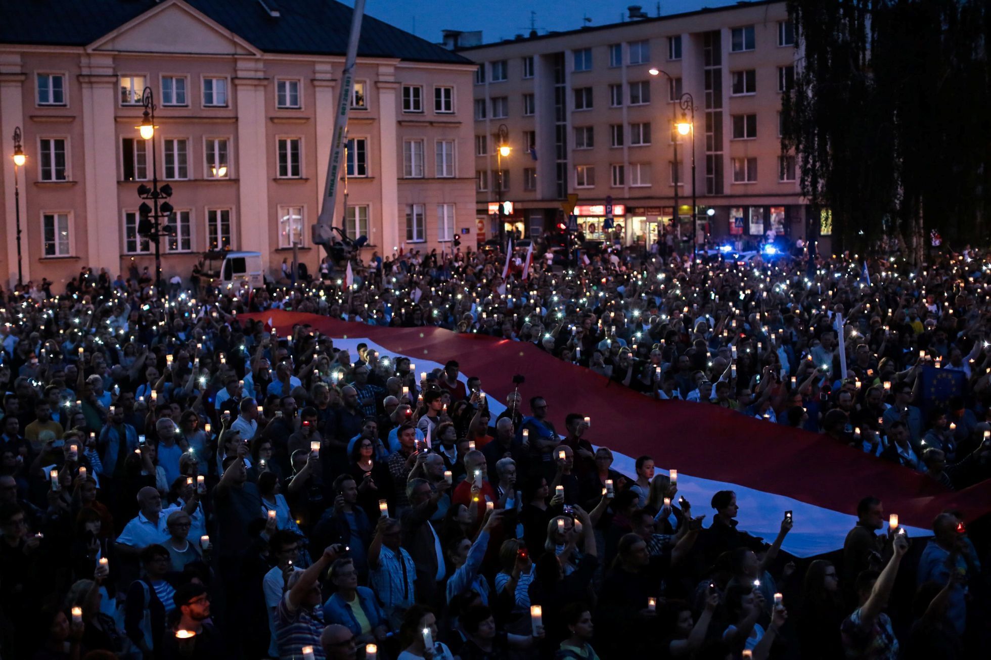 Polsko protestuje proti soudní reformě