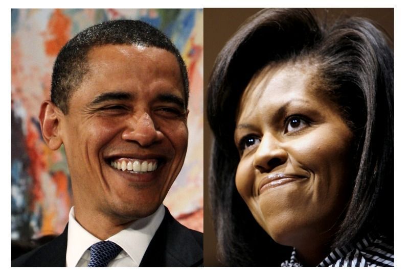 Manželé Barack a Michelle Obamovi