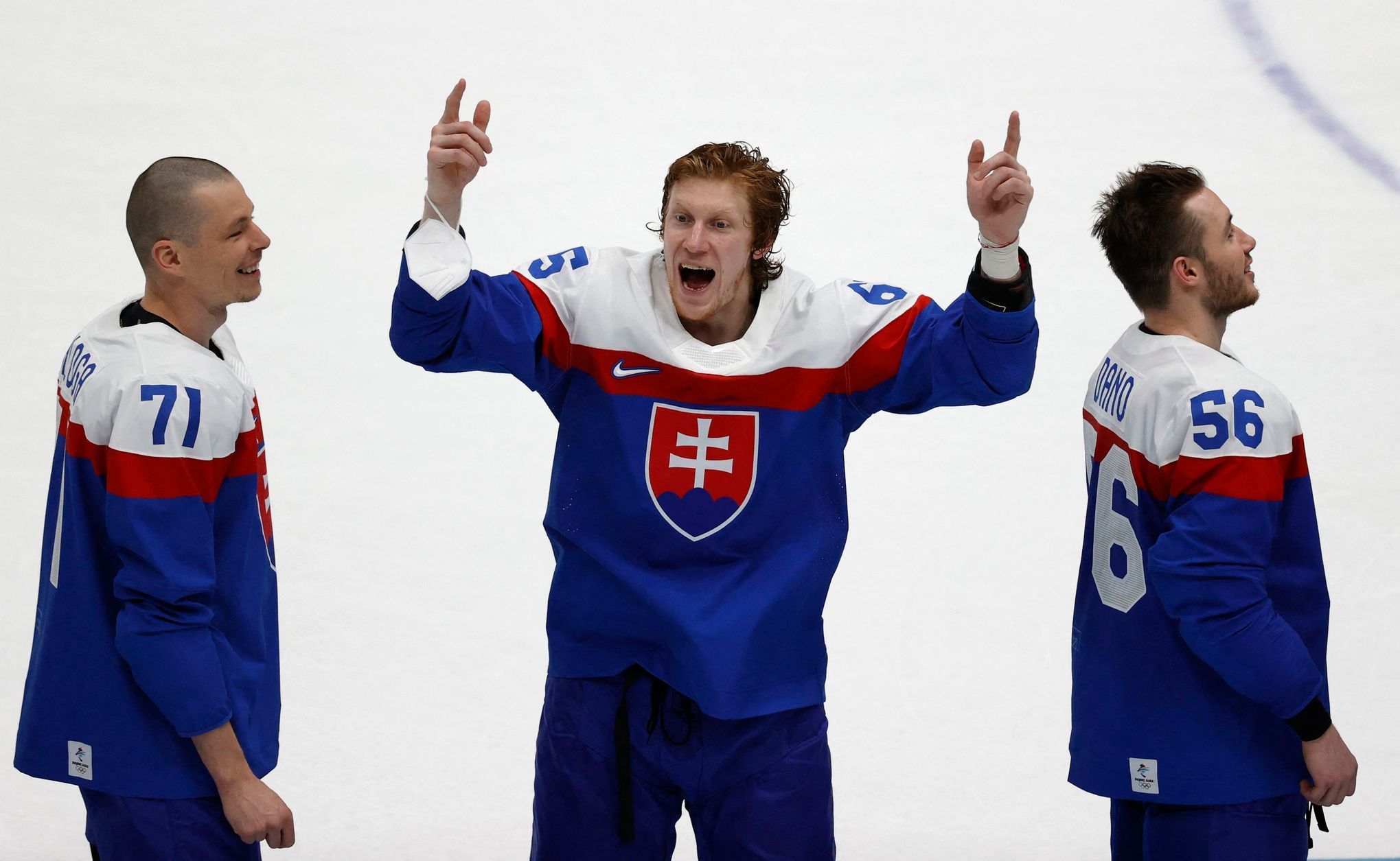 OH 2022, Peking, hokej, utkání o 3. místo, Slovensko - Švédsko