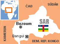 Mapa - Bozoum, SAR