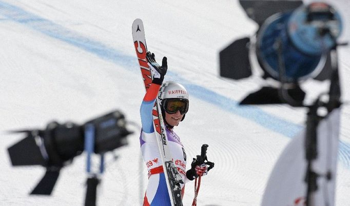 Sedmnáctiletá Lara Gutová získala na MS ve Val d'Isere už svou druhou stříbrnou medaili.