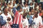 Dream tým na OH 1992: Larry Bird , Michael Jordan,  Scottie Pippen aClyde Drexler