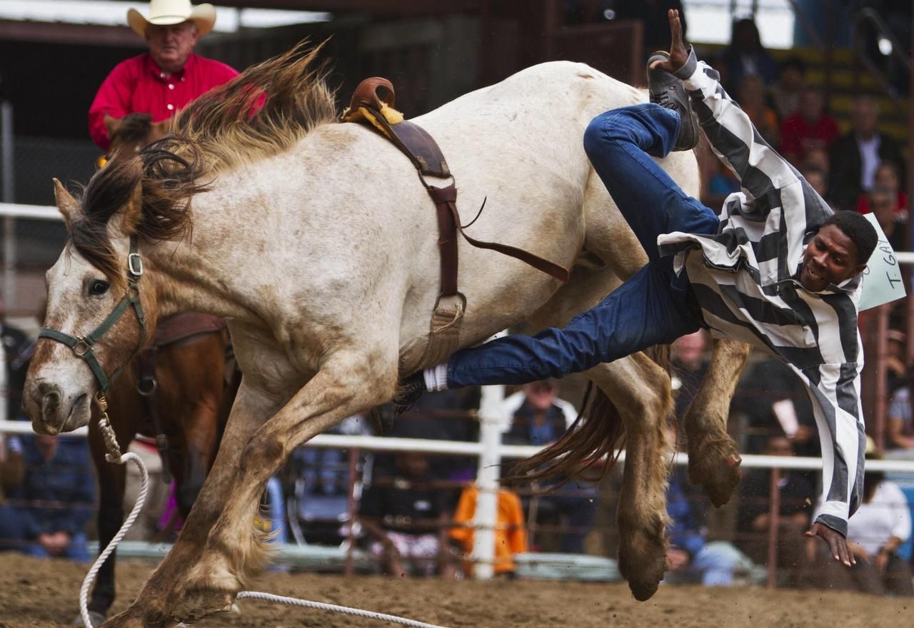 Obrazem: Vězeňské rodeo v USA