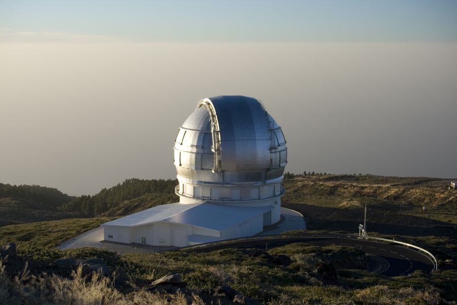 Velký dalekohled na Kanárských ostrovech
