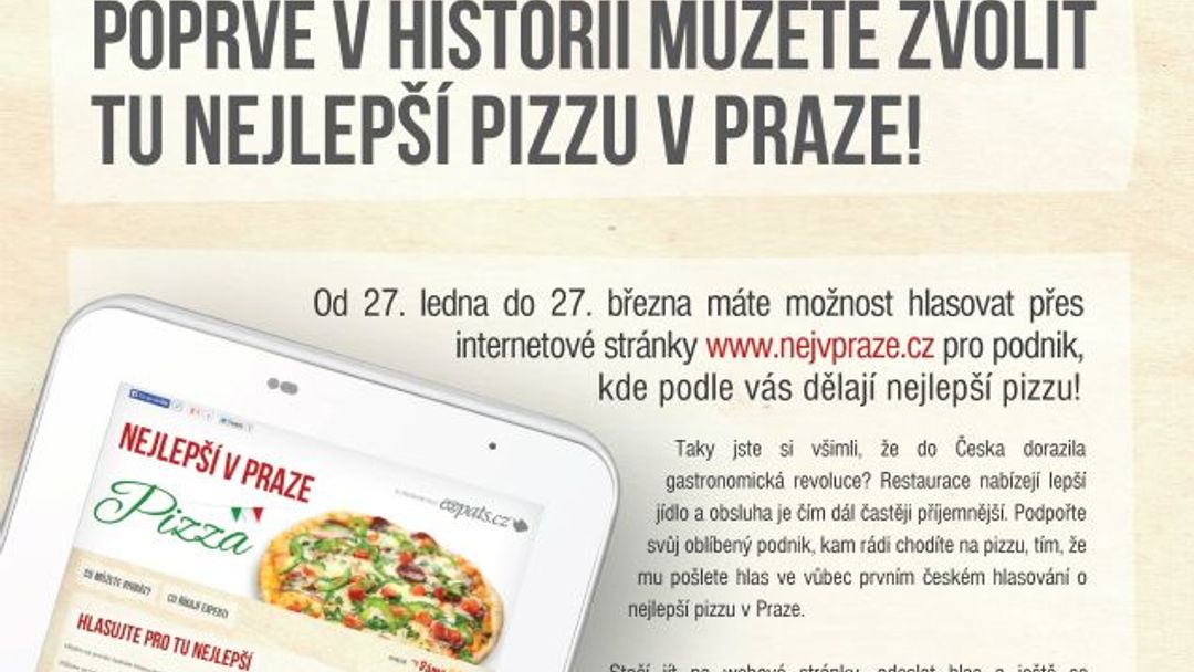 Vybrali jste nejlepší pizzu v Praze. Podívejte se, kde ji umí nejlépe