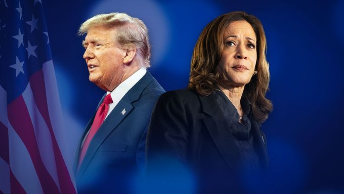 Donald Trump versus Kamala Harrisová. Americké volby budou zřejmě mimořádně těsné.