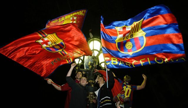 El clásico: fanoušci Barcelony