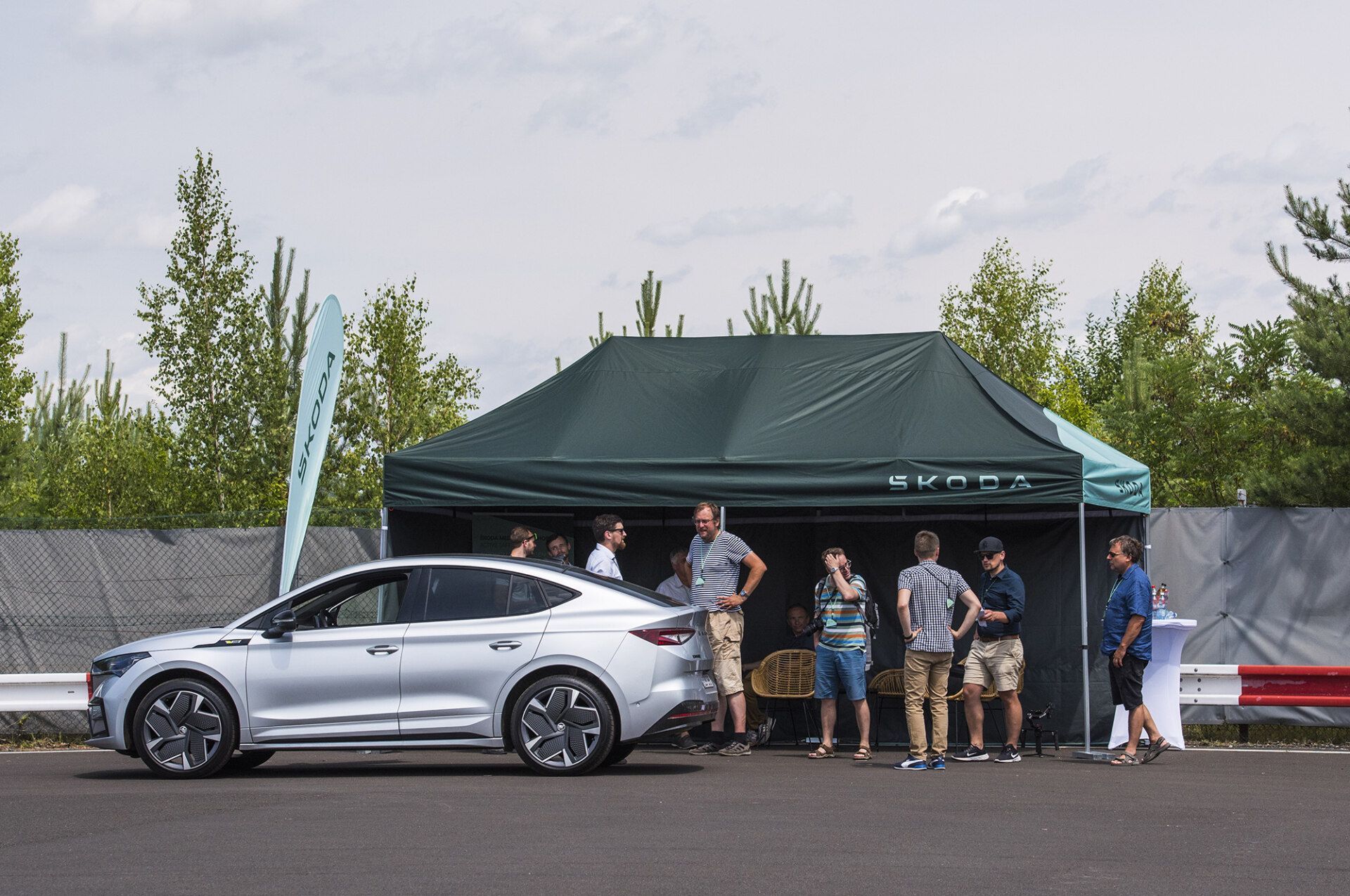Jízdní asistenty, testování Škoda Auto 2023