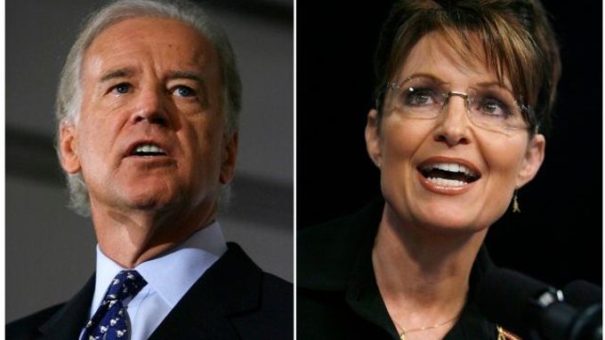 Joe Biden a Sarah Palinová