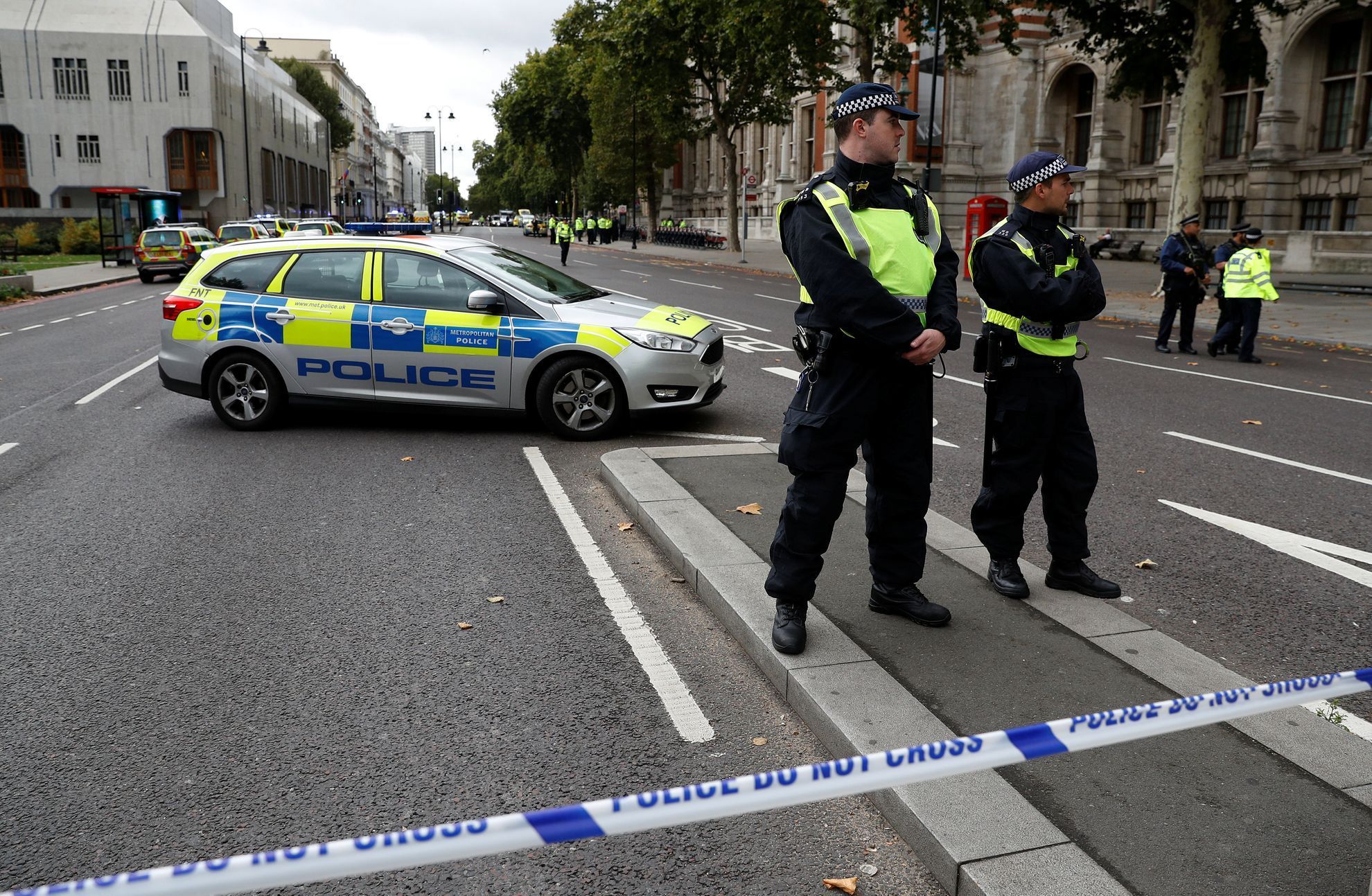 Londýn útok policisté