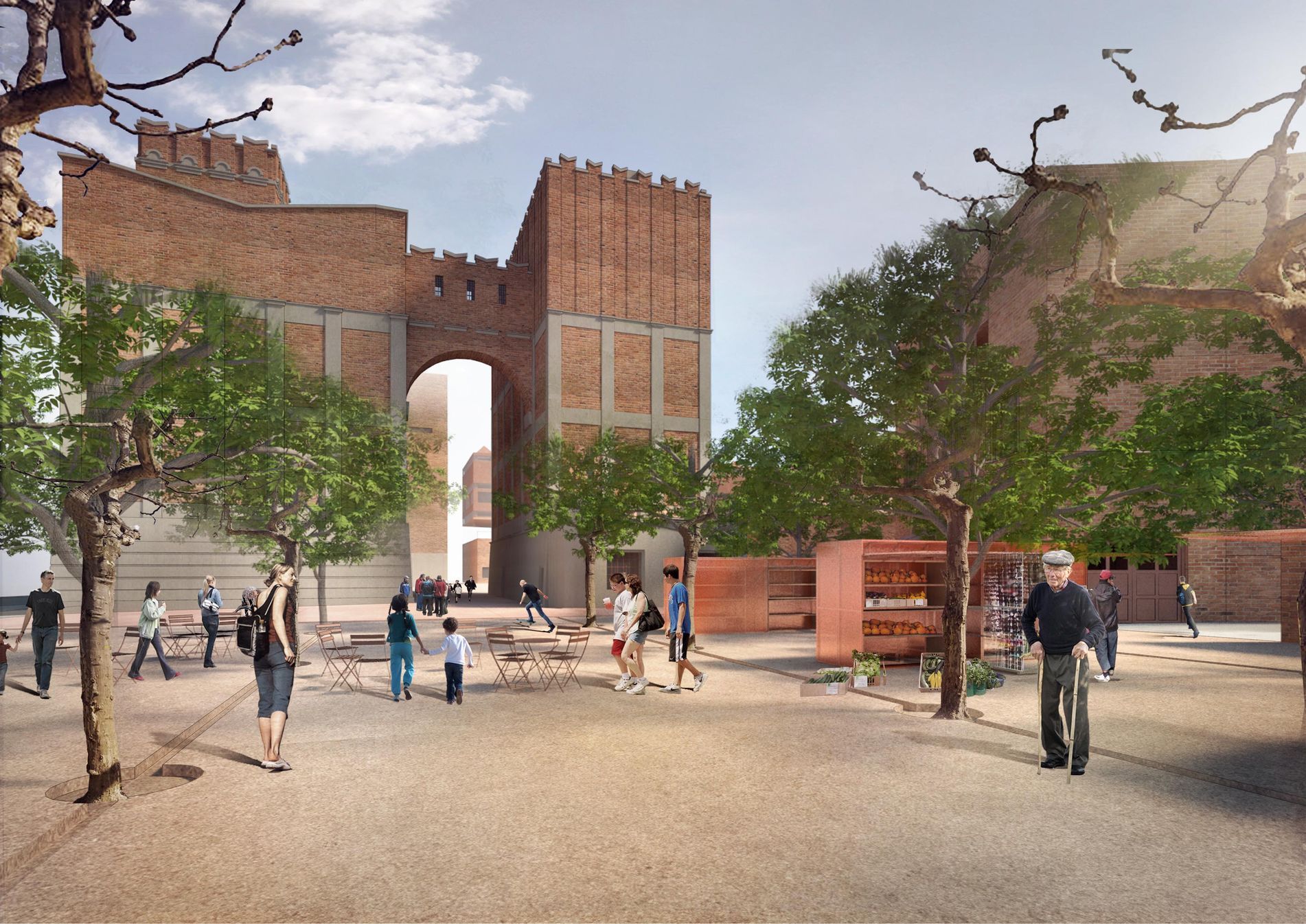 Automatické mlýny - Pardubice - vizualizace