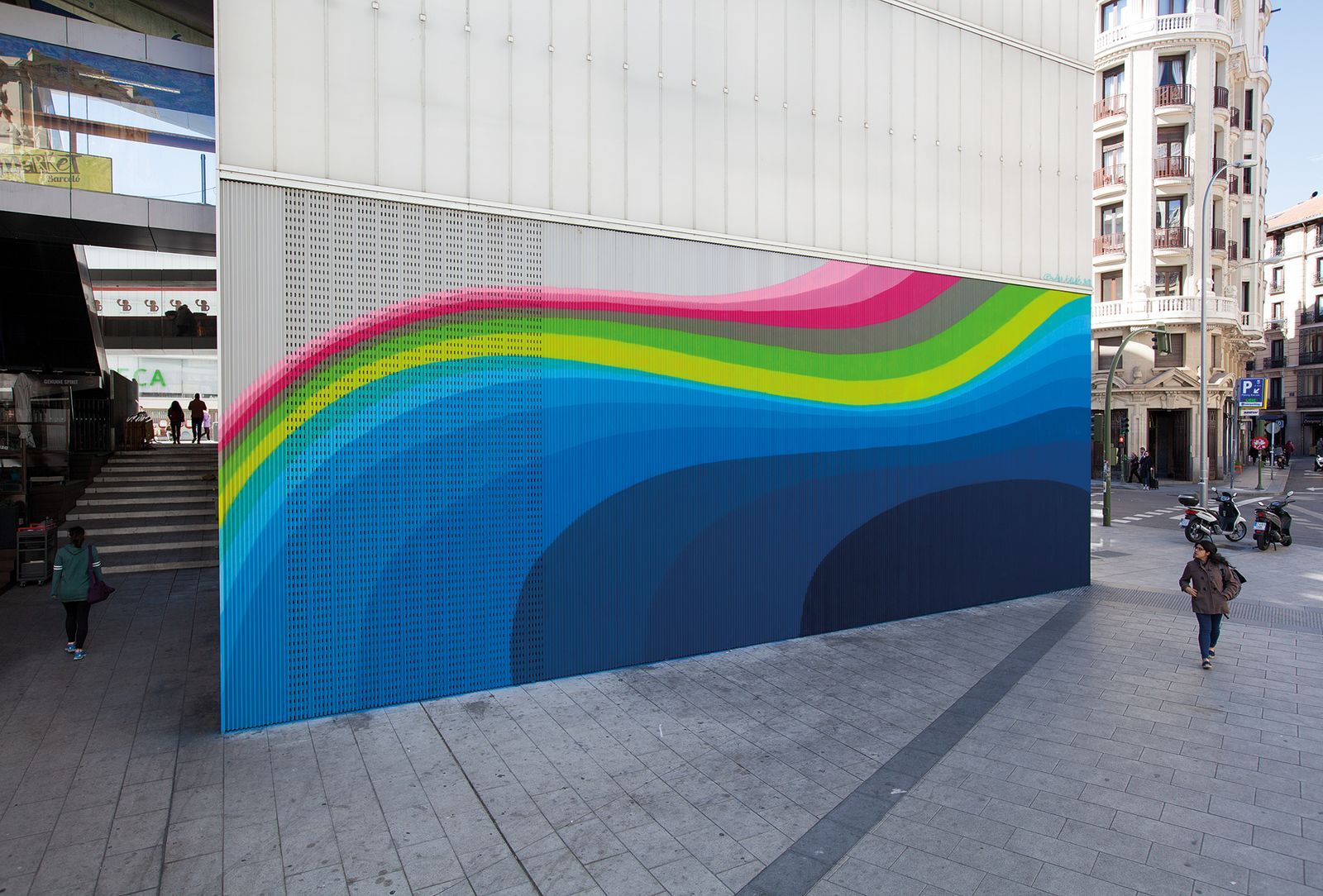 Jan Kaláb: Dynamic Rainbow, Madrid, 2017