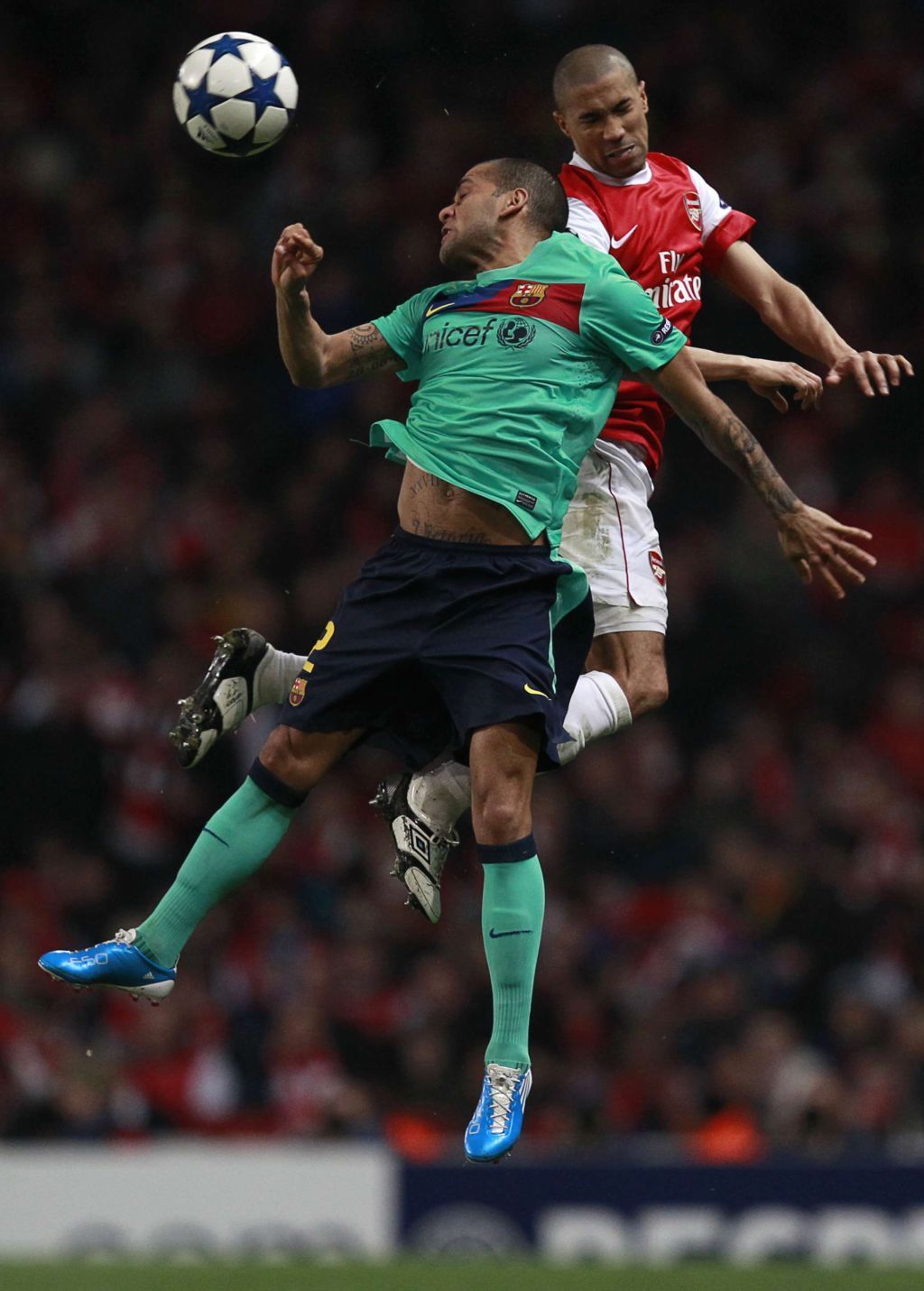 Arsenal - Barcelona (Clichy, Alves)