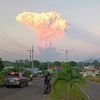 Indonesie, Bali, sopka, erupce, letecká doprava