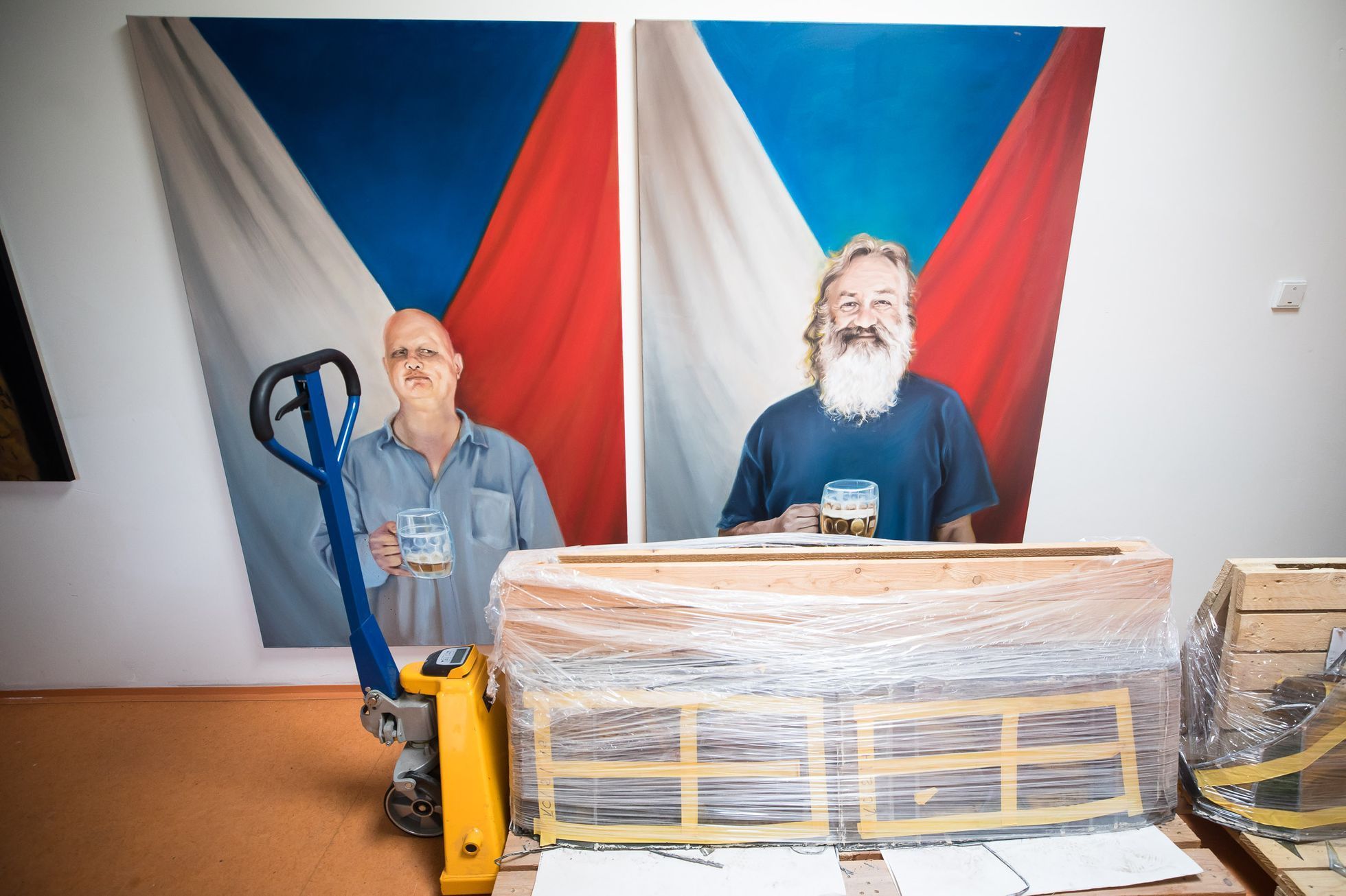 Skláři Kolektiv Ateliers, Nový Bor, zachraňují vitráže Průmyslového paláce