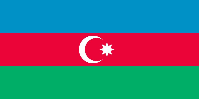 Ázerbájdžán vlajka
