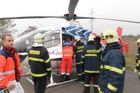 Dálnice D1 u Ivanovic na Hané byla po nehodě uzavřená asi tři hodiny, letěl tam vrtulník