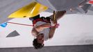 Sportovní lezec Adam Ondra ve finále na OH 2020