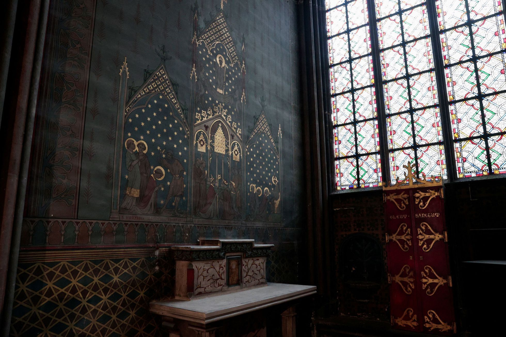Notre Dame Paříž Francie katedrála oprava