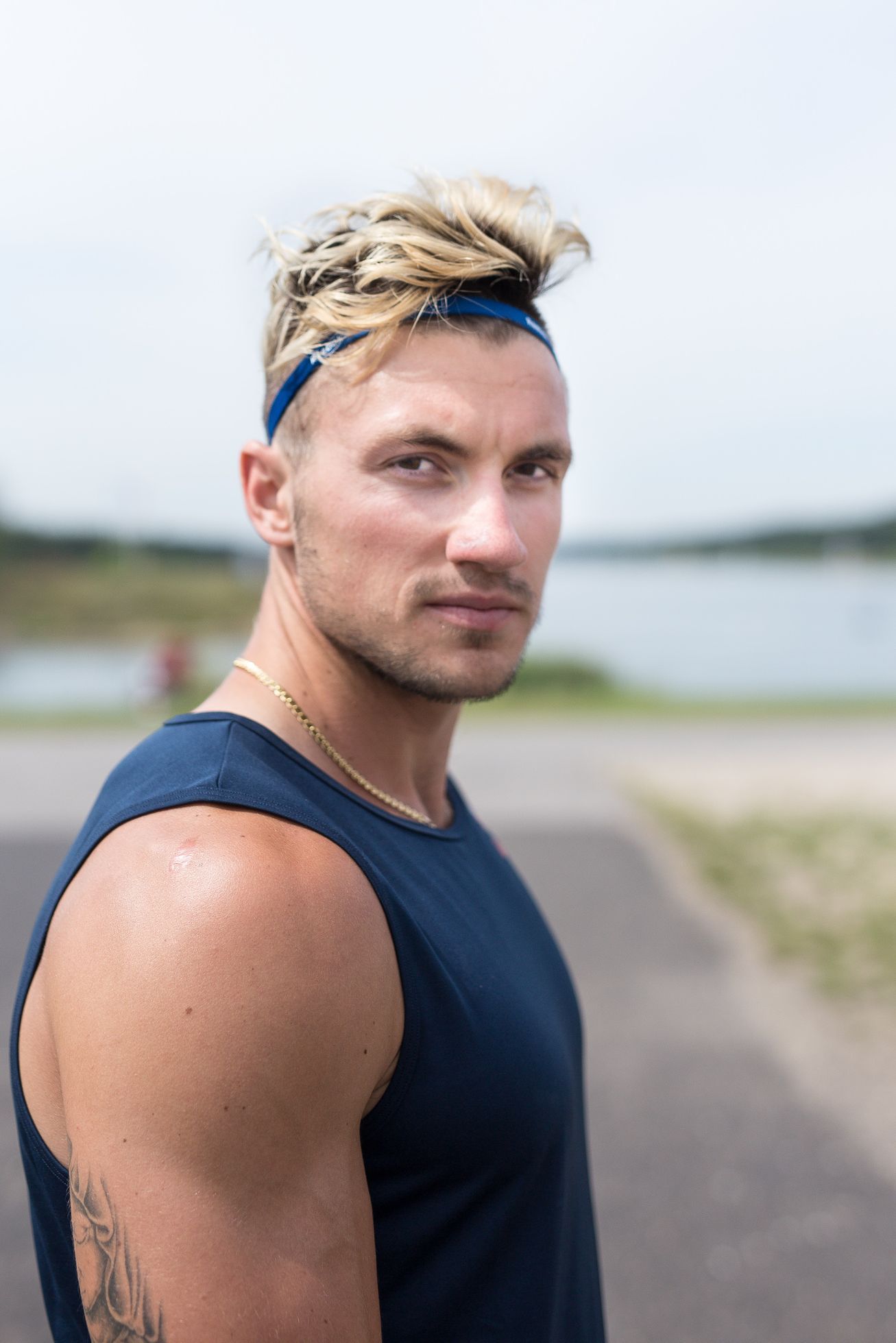 Kanoista Martin Fuksa v tréninku na olympiádu do Ria