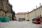 Na Pražském hradě ve středu ráno zasahovali hasiči.