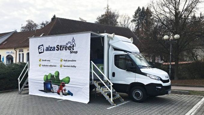 Pojízdná prodejna Alza StreetShop.