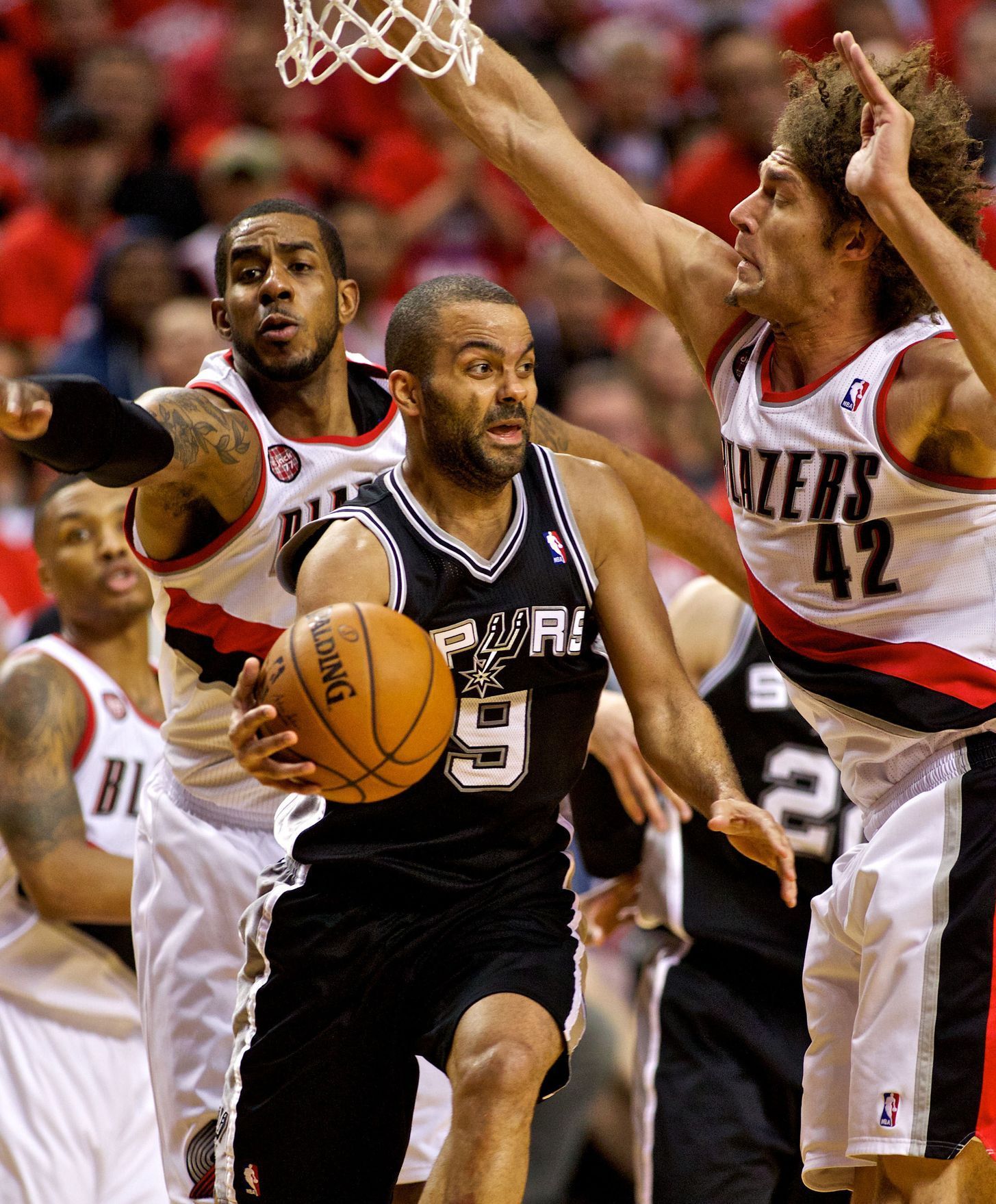 NBA: Playoffs-San Antonio Spurs vs Portland Trail Blazers (Parker)