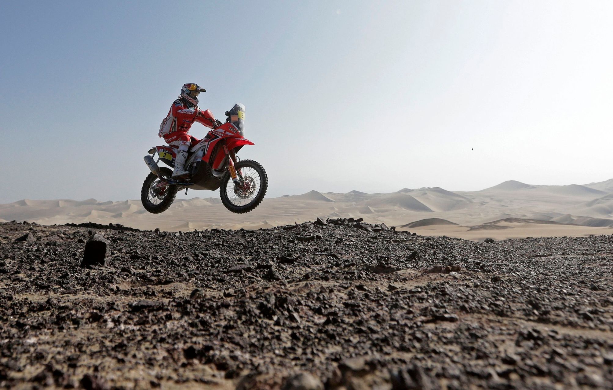 Rallye Dakar 2013 - třetí etapa: Helder Rodrigues, Honda