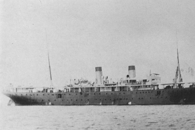 Nákladní loď  Cormoran, rok 1909
