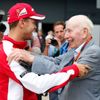 F1, VC Velké Británie: Sebastian Vettel a John Surtees
