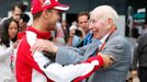 F1, VC Velké Británie: Sebastian Vettel a John Surtees