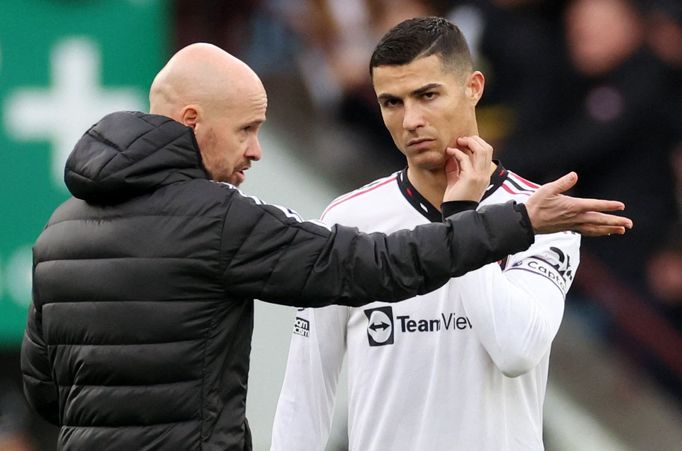 Erik ten Hag a Cristiano Ronaldo