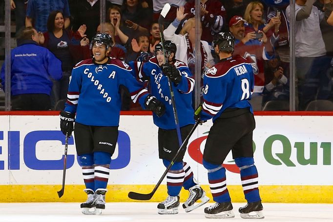 Matt Duchene, Jarome Iginla, Jan Hejda