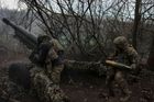 Ukrajina má stále větší potíže na východě fronty kvůli výpadku americké pomoci