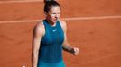 Simona Halepová na French Open 2018