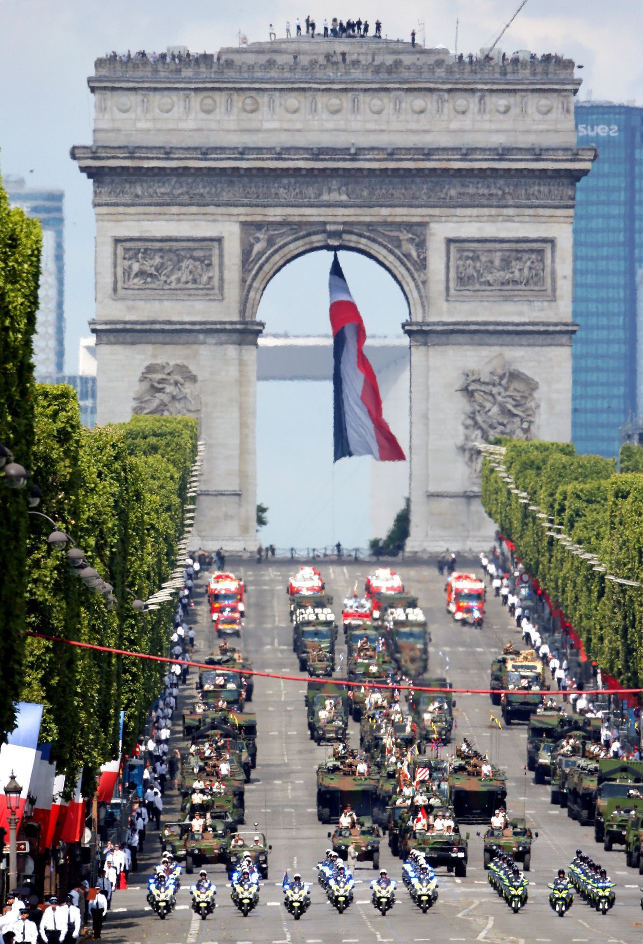 Vojenská přehlídka v Paříži, oslavy Dne Bastilly