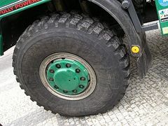 Pneumatiky Pirelli pro Rallye Dakar na kamionu Tatra André de Azevelda z Brazílie.