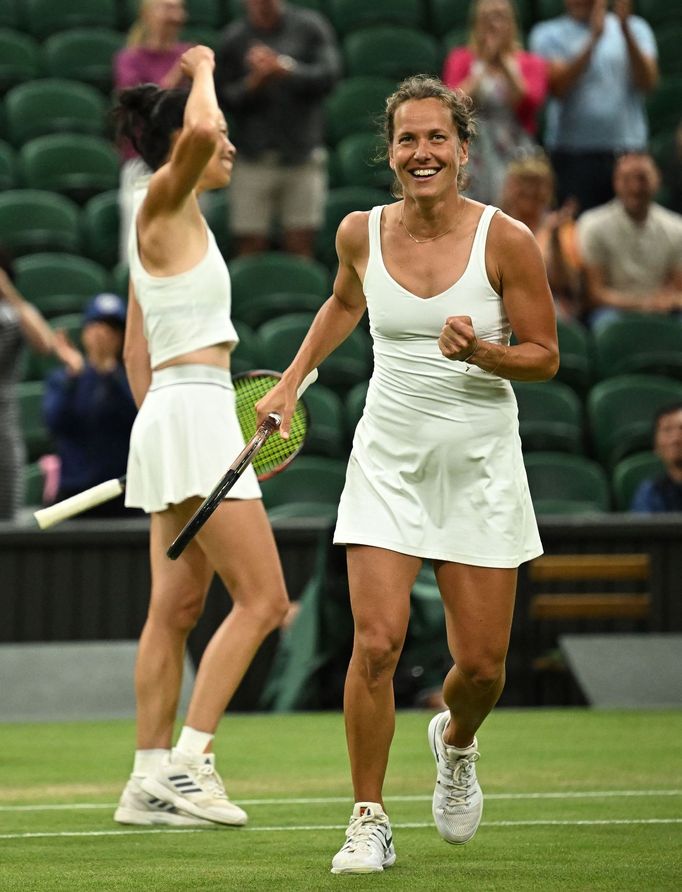 Sie Šu-wej, Barbora Strýcová, Wimbledon 2023