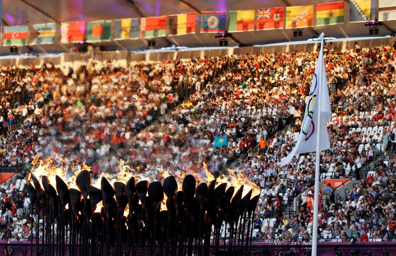 Slavnostní zakončení Olympijských her 2012 v Londýně.