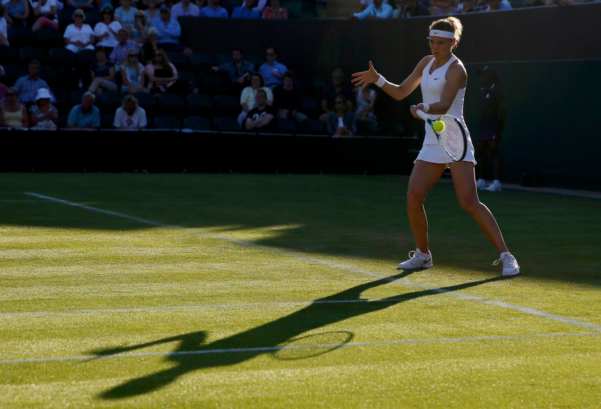 Lucie Šafářová v prvním kole  Wimbledonu 2015