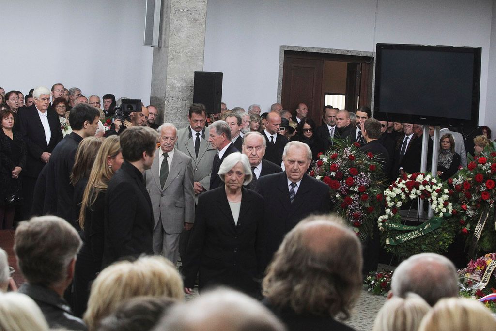 Radek Brzobohatý - pohřeb