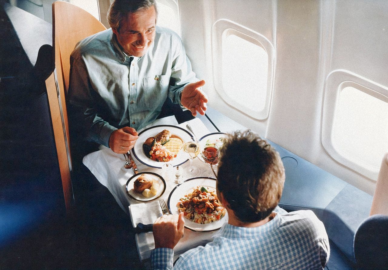 FotoRetro: Tak kdysi vypadala luxusní gastronomie v prvotřídní dopravě